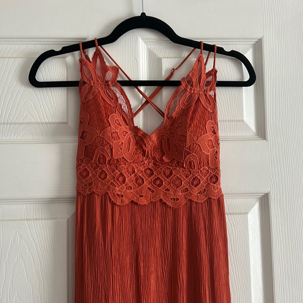 Rust Maxi Dress